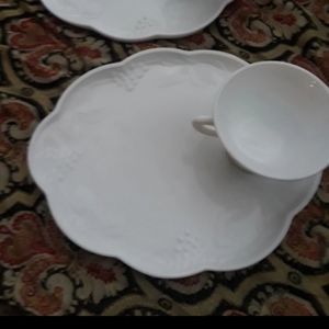 3 Vintage Harvest Colony Snack Plate Sets